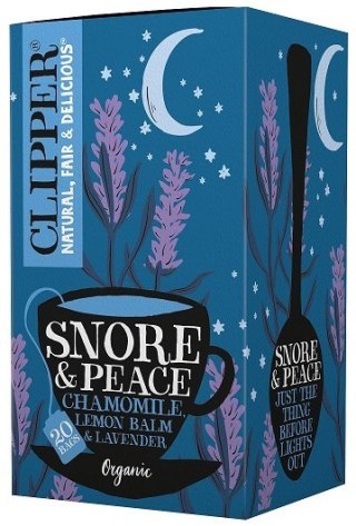 CLIPPER Herbatka Snore & Peace z melisą i lawendą BIO 20*1,5g
