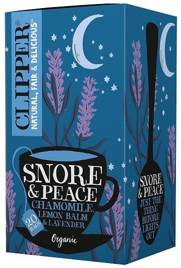 CLIPPER Herbatka Snore & Peace z melisą i lawendą BIO 20*1,5g