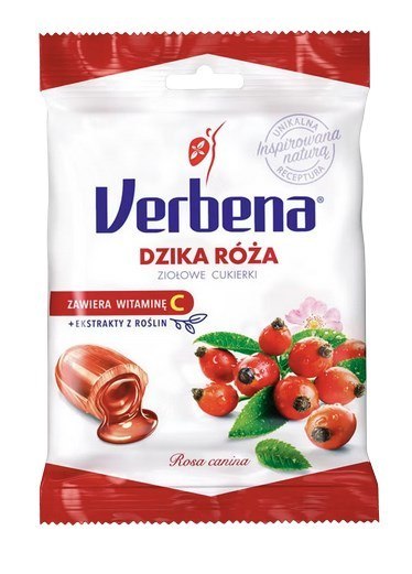 Cukierki ziołowe Dzika róża 60g VERBENA