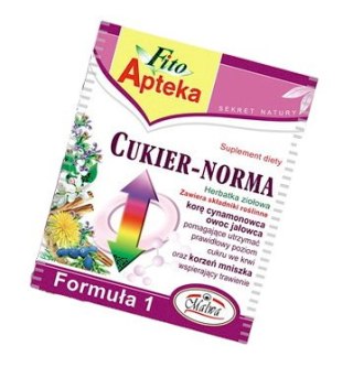 F1 Cukier-norma herbatka 20*2g MALWA