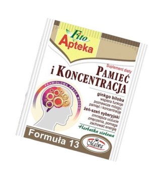 F13 Pamięć i koncentracja herbatka 20*2g MALWA