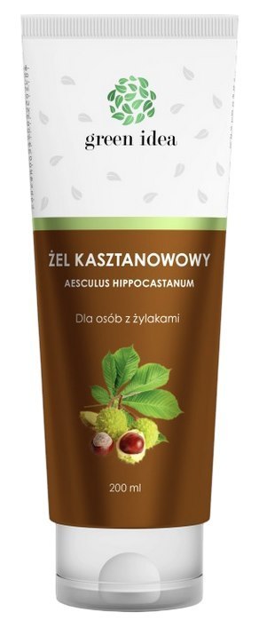 GREEN IDEA Kasztanowy żel 200ml - dla osób z żylakami
