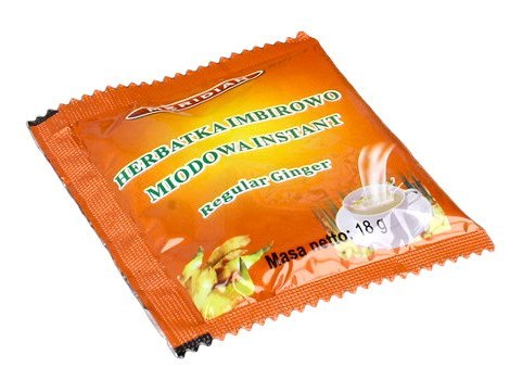 Herbatka imbirowo-miodowa instant z cytryną 10 sasz.*18g MERIDIAN