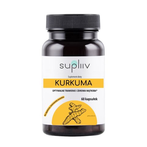 Kurkuma ekstrakt 400mg, 60kaps. SUPLIIV