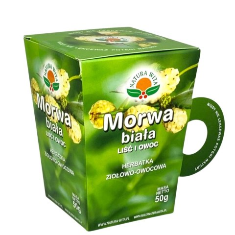 NATURA-WITA Herbatka Morwa Biała - liście i owoce 50g