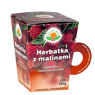 NATURA-WITA Herbatka z Malinami 100g (pudełko)