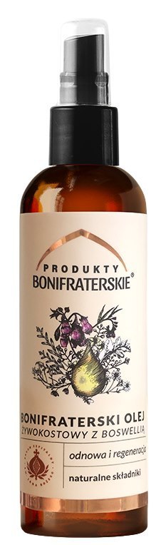 Olej żywokostowy z boswellią 100ml PRODUKTY BONIFRATERSKIE