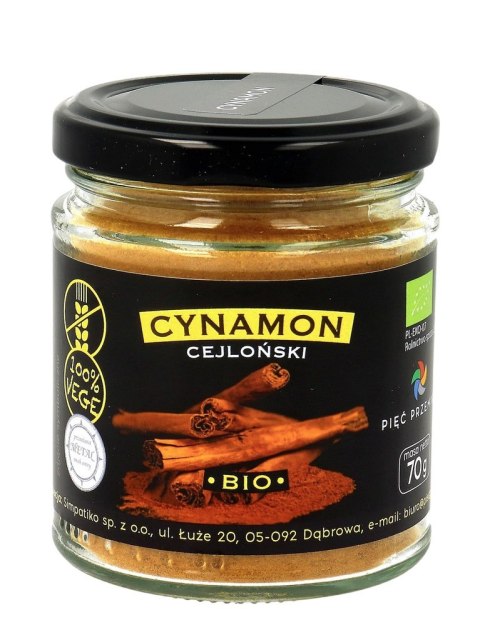 PIĘĆ PRZEMIAN Cynamon cejloński BIO mielony 70g