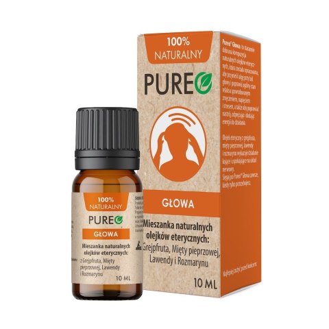 PUREO Głowa - mieszanka naturalnych olejków eterycznych 10 ml