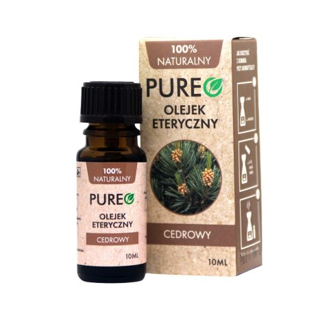 PUREO Naturalny olejek eteryczny Cedrowy 10 ml