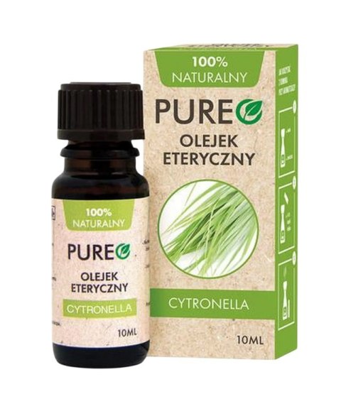 PUREO Naturalny olejek eteryczny Cytronellowy 10 ml