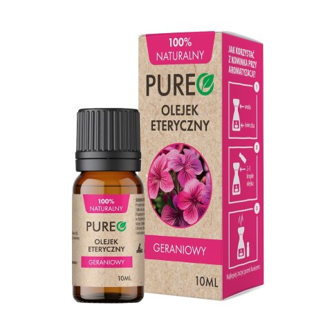 PUREO Naturalny olejek eteryczny Geraniowy 10 ml