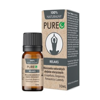 PUREO Relaks - mieszanka naturalnych olejków eterycznych 10 ml