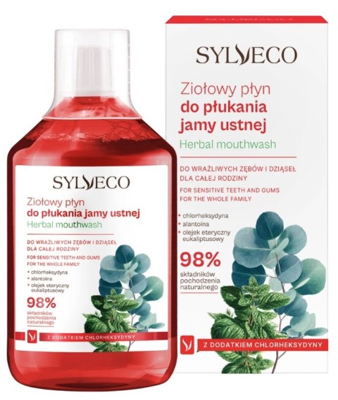 Płyn do płukania jamy ustnej ziołowy z chlorheksydyną 500ml SYLVECO