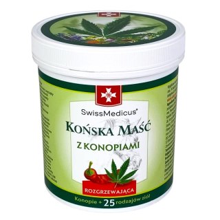 SWISSMEDICUS Końska maść z Konopiami rozgrzewająca 500ml