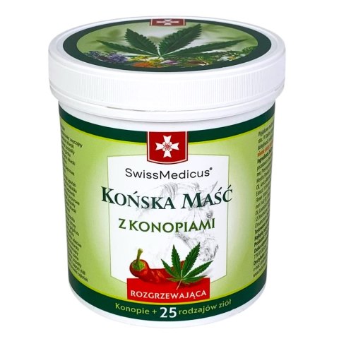 SWISSMEDICUS Końska maść z Konopiami rozgrzewająca 500ml
