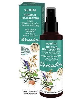 VENITA Trychologiczna kuracja Baicalina przeciw wypadaniu włosów 100ml
