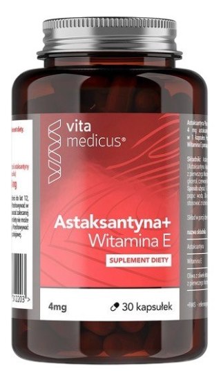 VITAMEDICUS Astaksantyna 4mg + witamina E 30 kaps.
