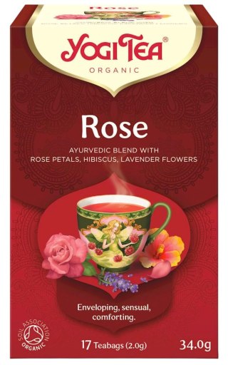 YOGI TEA Herbatka Rose BIO 17*2g