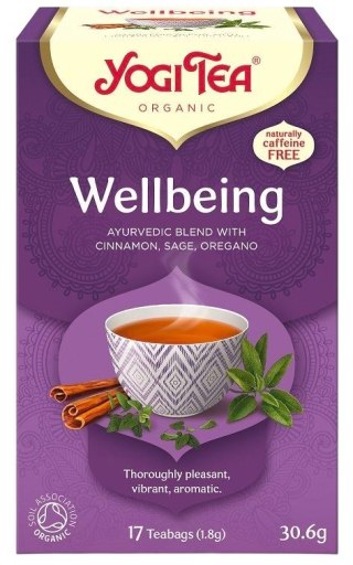 YOGI TEA Herbatka Wellbeing - na dobre samopoczucie BIO 17*1,8g