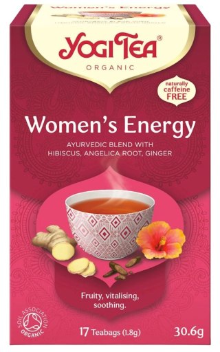 YOGI TEA Herbatka Women's Energy - energia dla kobiet BIO 17*1,8g