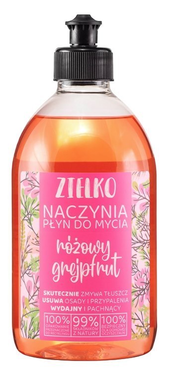 ZIELKO NACZYNIA Płyn do mycia Różowy Grejpfrut 500ml