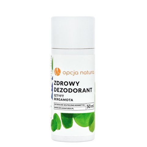 Zdrowy dezodorant SZTYFT bergamota 50ml OPCJA NATURA