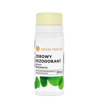 Zdrowy dezodorant SZTYFT bergamota 50ml OPCJA NATURA
