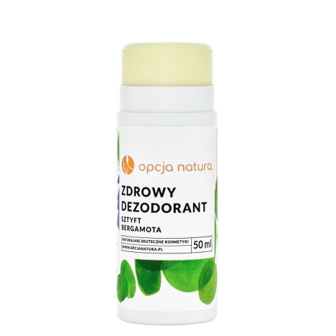 Zdrowy dezodorant SZTYFT bergamota 50ml OPCJA NATURA