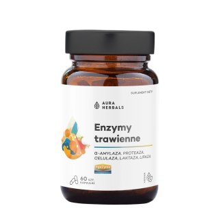 AURA HERBALS Enzymy trawienne DigeZyme 60 kaps.