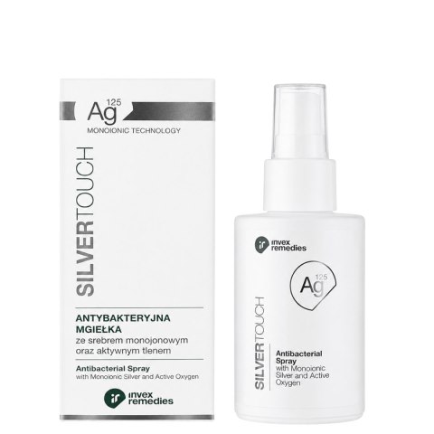 Antybakteryjna mgiełka ze srebrem monojonowym i aktywnym tlenem Ag125 100ml INVEX REMEDIES