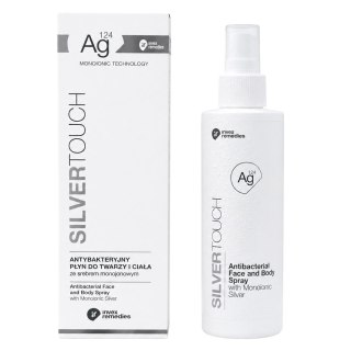 Antybakteryjny płyn do twarzy i ciała ze srebrem monojonowym Ag124 200ml INVEX REMEDIES