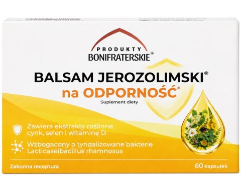 Balsam Jerozolimski na odporność 60 kaps. PRODUKTY BONIFRATERSKIE