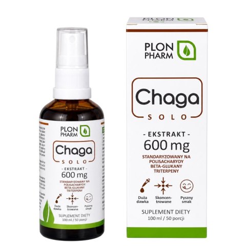 Chaga Solo ekstrakt w płynie 100ml PLON PHARM