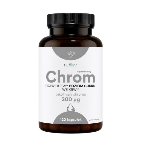 Chrom pikolinian 200mcg, 120 kaps. SUPLIIV