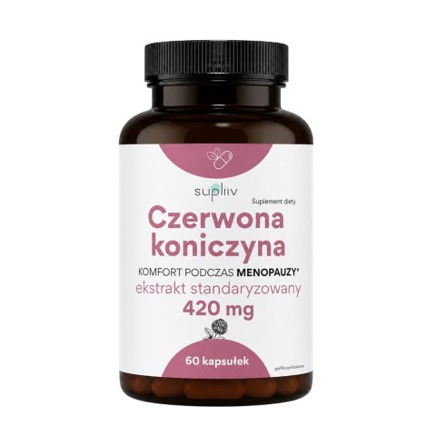 Czerwona koniczyna ekstrakt 420mg, 60 kaps. SUPLIIV