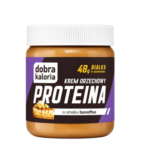 DOBRA KALORIA Krem orzechowy PROTEINA o smaku banoffee 200g