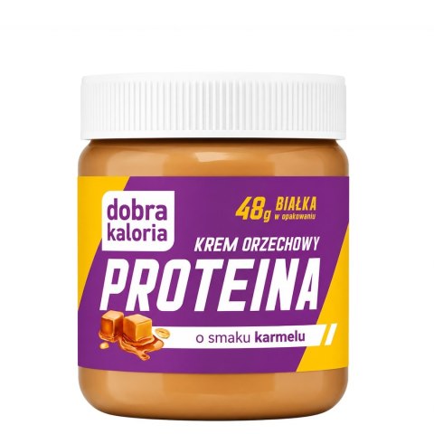 DOBRA KALORIA Krem orzechowy PROTEINA o smaku karmelu 200g