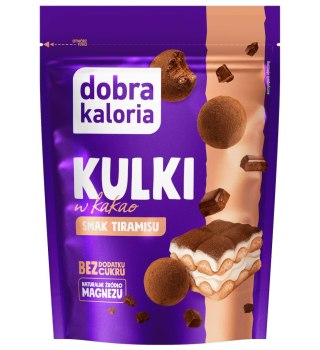 DOBRA KALORIA Kulki w kakao smak tiramisu 65g KUBARA