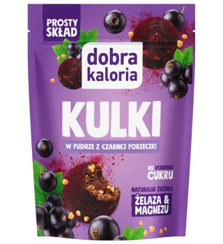 DOBRA KALORIA Kulki w pudrze z czarnej porzeczki 65g KUBARA