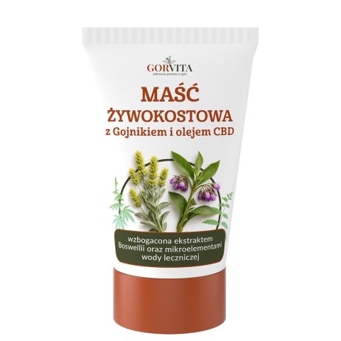 GORVITA Maść żywokostowa z gojnikiem i olejem CBD 140ml