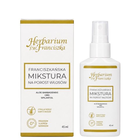 HERBARIUM ŚW. FRANCISZKA Mikstura na porost włosów 45ml MELALEUCA