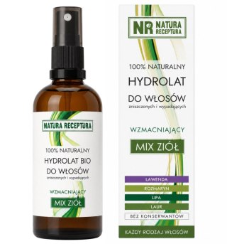 Hydrolat do włosów mix ziół wzmacniający 100ml NATURA RECEPTURA