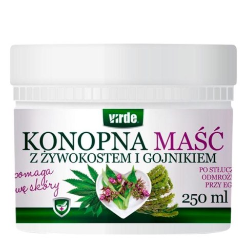 Konopna maść z żywokostem i gojnikiem 250ml VIRDE