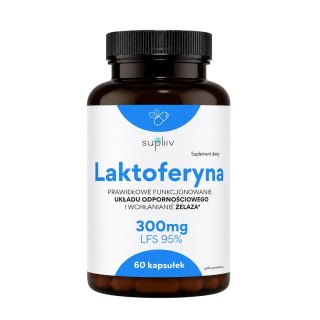 Laktoferyna 300mg LFS 95%, 60 kaps. SUPLIIV
