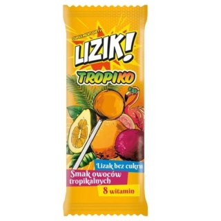 Lizik TROPIKO lizak bez cukru smak owoców tropikalnych 1 szt. STARPHARMA