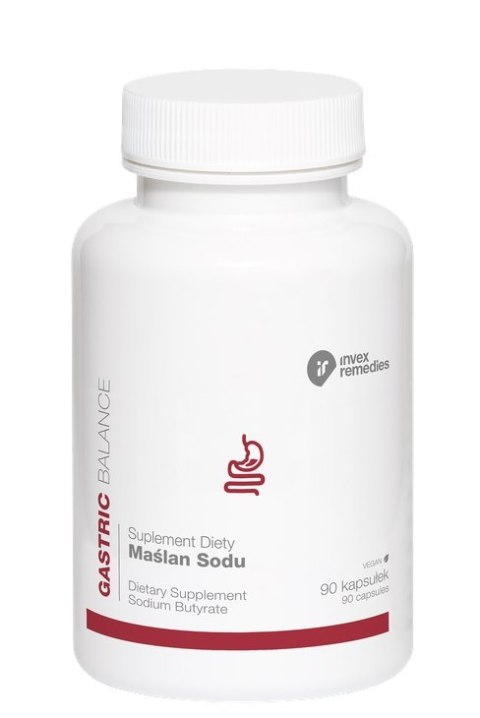 Maślan sodu 600mg, 90 kaps. INVEX REMEDIES