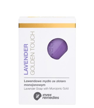 Mydło lawendowe ze złotem monojonowym Au 100g INVEX REMEDIES