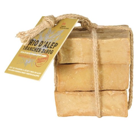 Mydło z Aleppo oliwkowo-laurowe 3x80g sznurek TADE