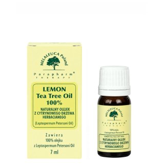 Naturalny olejek eteryczny LEMON Tea Tree Oil z cytrynowego drzewa herbacianego 100% 7ml MELALEUCA